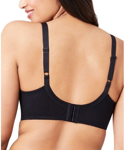 Retro Chic Full-Figure Underwire Bra 855186 Up To J Cup Black $31.20 Bras