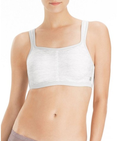 High-Impact Yogi Contour Convertible Full Coverage Sports Bra 731050 Feather Grey/white $27.13 Bras