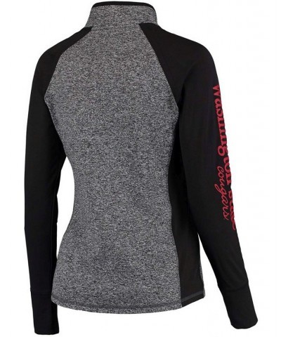 Women's Gray Black Washington State Cougars Finalist Quarter-Zip Pullover Jacket Gray, Black $39.20 Jackets