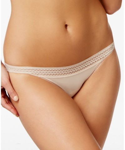 Lace-Trim Bikini Underwear DK5006 Tan/Beige $9.84 Panty