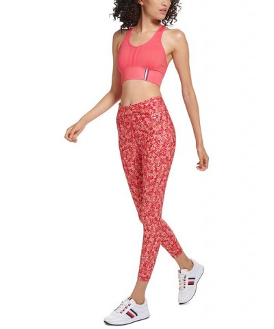 Women's High-Rise Compression Leggings Raspberry Combo $22.66 Pants