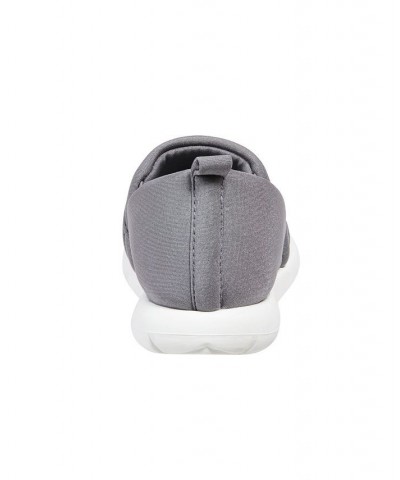 Zenz from Isotoner Women's Indoor/Outdoor Pintuck Lauren Slip-Ons Gray $13.87 Shoes