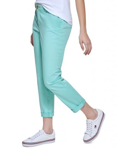 Women's Rope Roll-Tab Shirt & Hampton Chinos Crm De Mnth $26.09 Tops