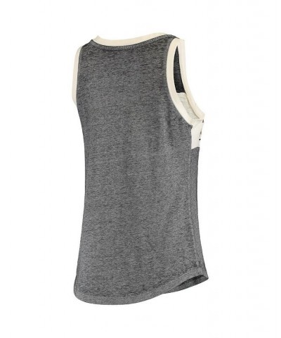 Women's Charcoal and Cream LAFC Loyalty Tank Top Charcoal, Cream $20.00 Tops