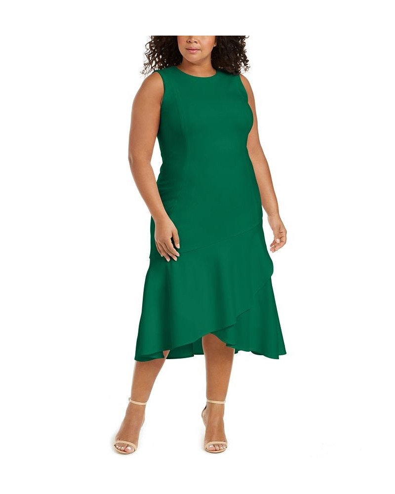 Plus Size Sleeveless High-Low Midi Sheath Dress Meadow $59.77 Dresses