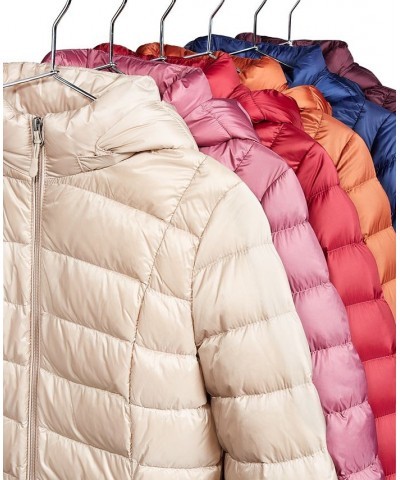 Women's Plus Size Hooded Packable Down Puffer Coat Bloom $34.19 Coats