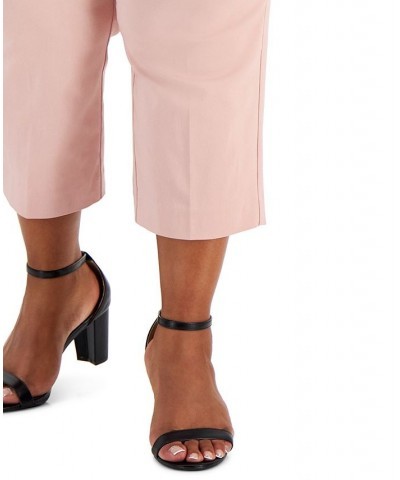 Plus Size Tummy-Control Capri Pants Rosedust $17.50 Pants