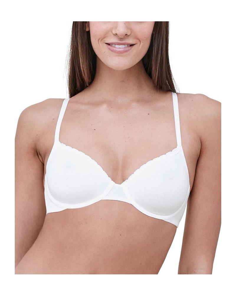 Women's Adorned Underwire Bra 324211 White $30.08 Bras