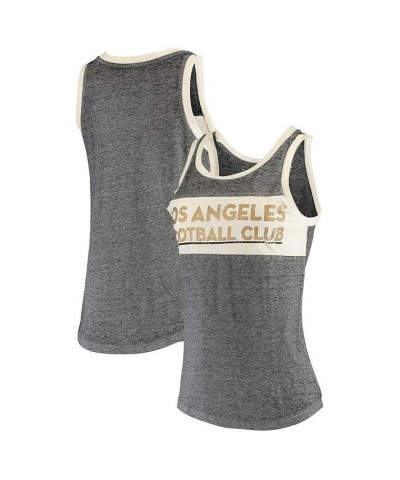 Women's Charcoal and Cream LAFC Loyalty Tank Top Charcoal, Cream $20.00 Tops