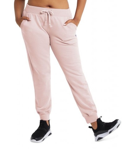 Women's Powerblend Fleece Sweatpant Jogger Pink $19.61 Pants