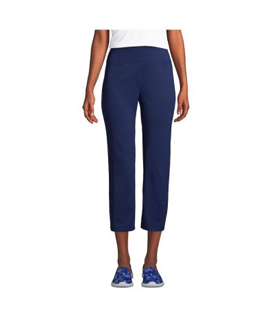 Women's Tall Active Crop Yoga Pants Deep sea navy $35.86 Pants