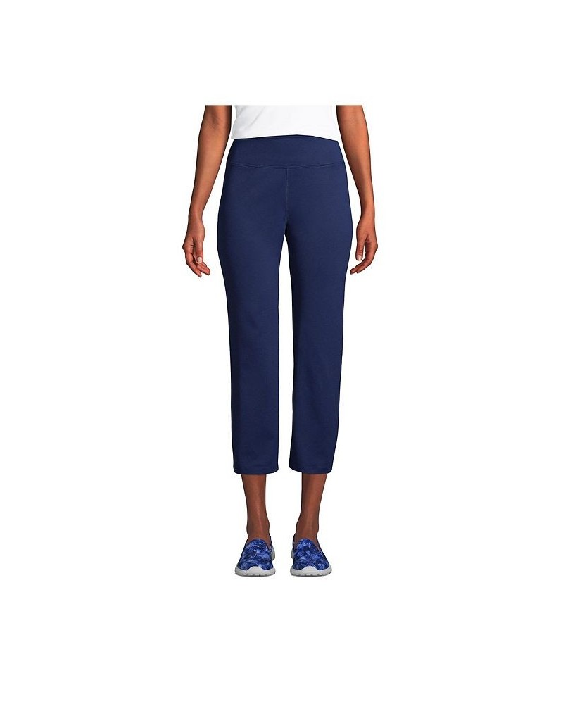 Women's Tall Active Crop Yoga Pants Deep sea navy $35.86 Pants