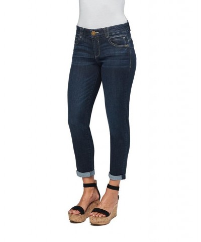 Mid-Rise 25" "Ab" Solution Ankle Skimmer In Indigo $33.60 Jeans