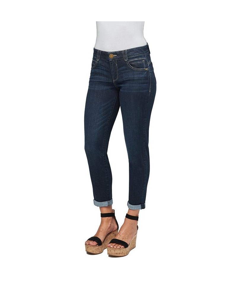 Mid-Rise 25" "Ab" Solution Ankle Skimmer In Indigo $33.60 Jeans