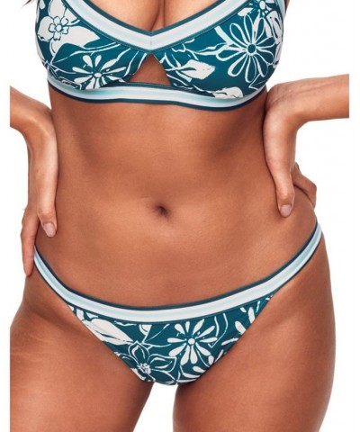 Gisele Women's Swimwear Bikini Bottom Blue $12.72 Swimsuits