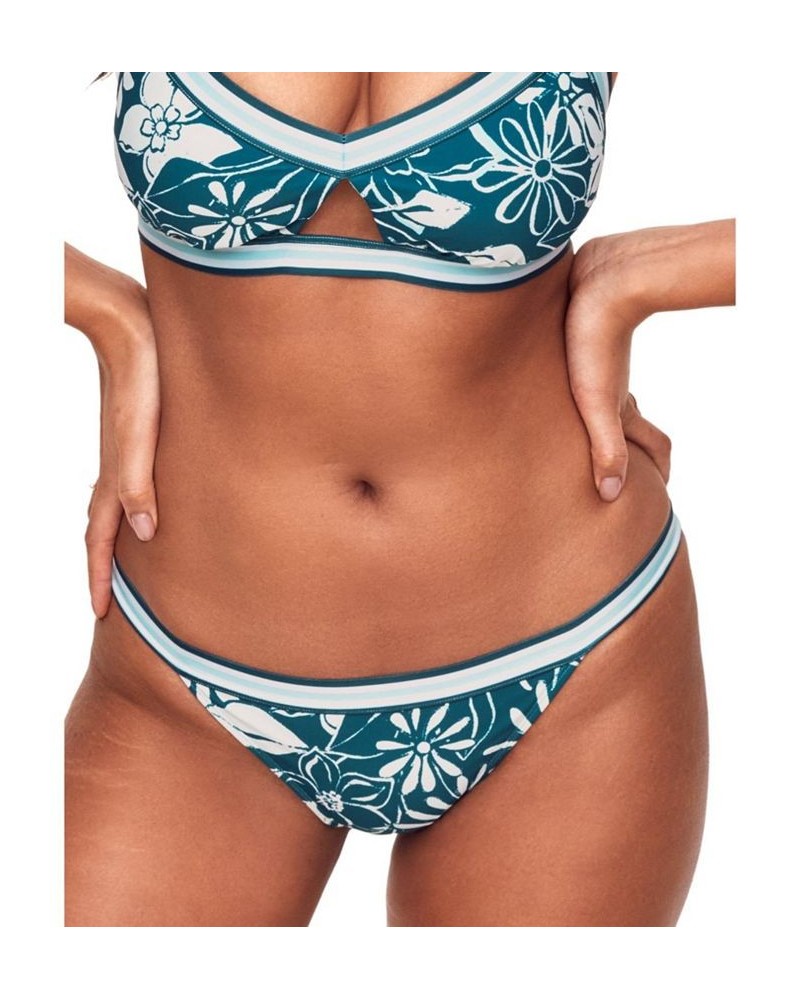 Gisele Women's Swimwear Bikini Bottom Blue $12.72 Swimsuits