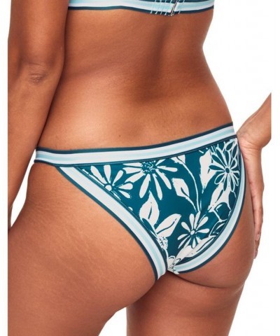 Gisele Women's Swimwear Bikini Bottom Blue $12.72 Swimsuits