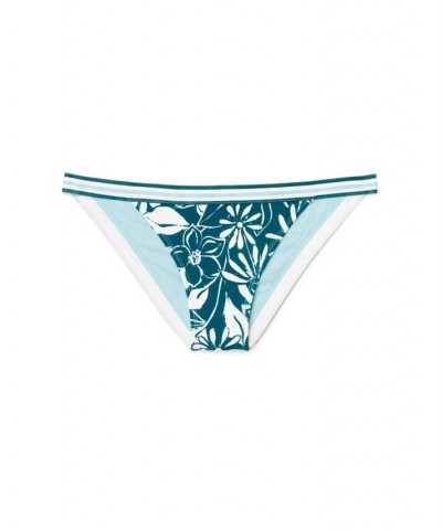 Gisele Women's Swimwear Bikini Bottom Blue $12.72 Swimsuits