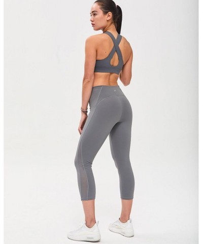 Alliance Ventiflo Crop Legging 21.5" For Women Gray $47.52 Pants