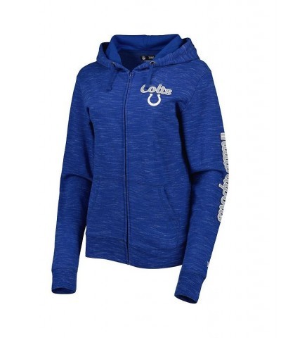 Women's Royal Indianapolis Colts Reverse Full-Zip Hoodie Royal $40.79 Sweatshirts