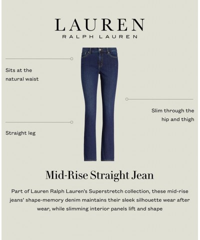 Super Stretch Premier Straight Jeans Regular and Short Lengths Deep Royal Wash $40.00 Pants