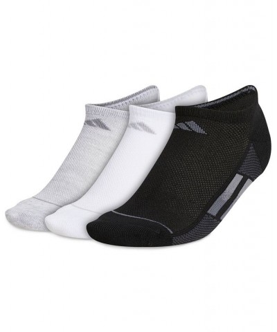 Women's 3-Pk. Superlite Three-Stripe No-Show Socks Black $11.04 Socks