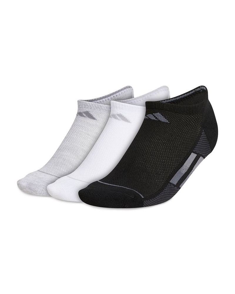 Women's 3-Pk. Superlite Three-Stripe No-Show Socks Black $11.04 Socks