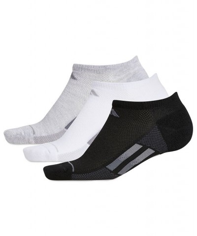 Women's 3-Pk. Superlite Three-Stripe No-Show Socks Black $11.04 Socks