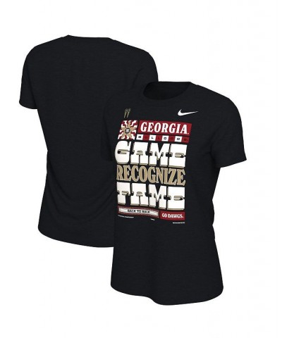 Women's Black Georgia Bulldogs College Football Playoff 2022 National Champions Locker Room T-shirt Black $22.39 Tops