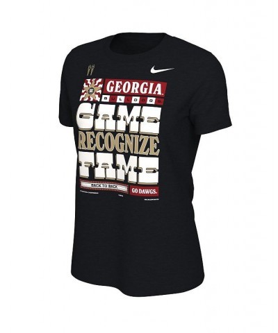 Women's Black Georgia Bulldogs College Football Playoff 2022 National Champions Locker Room T-shirt Black $22.39 Tops