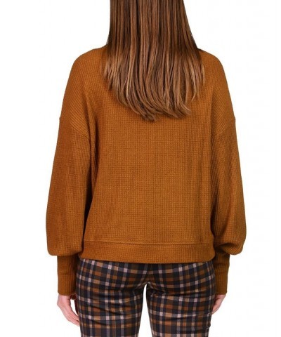 Women's Highline Waffle-Knit Top Spice $18.77 Tops