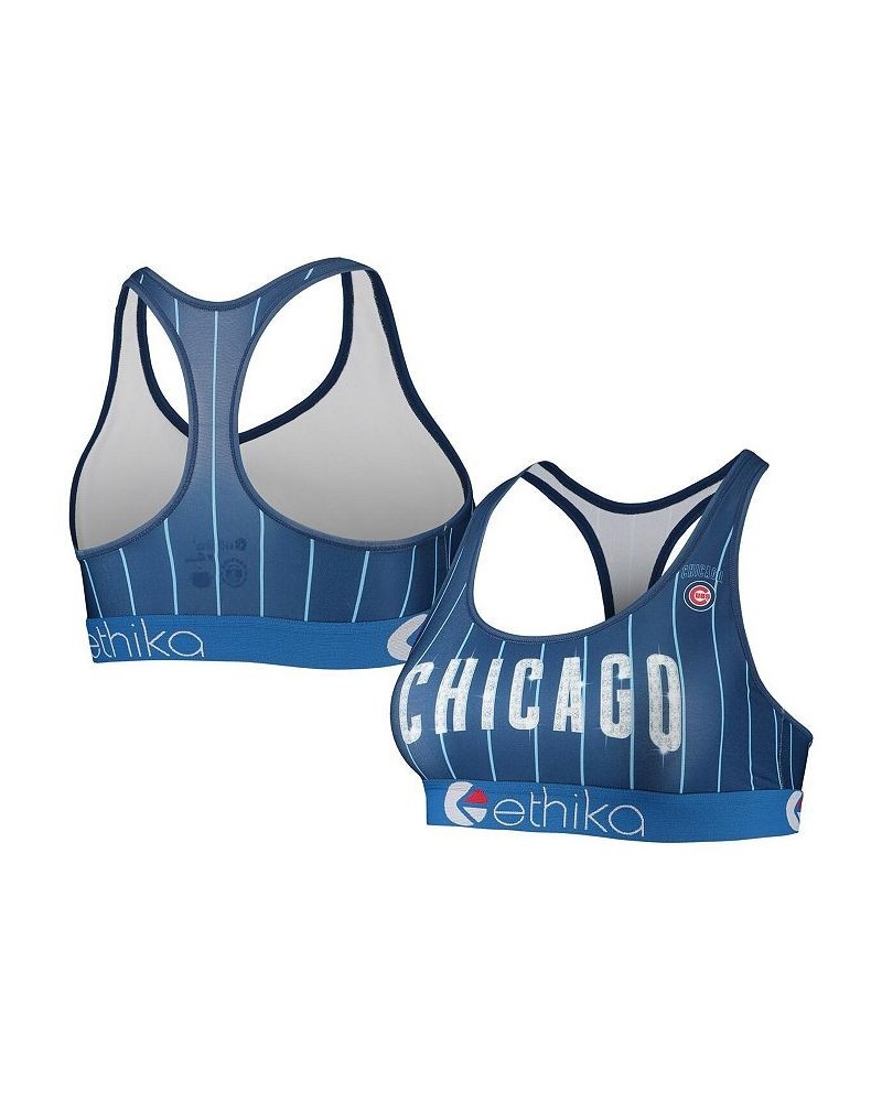 Women's Royal Chicago Cubs Slugger Bra Royal $18.62 Bras