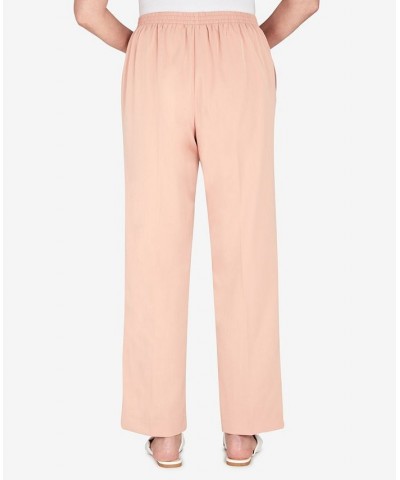 Plus Size Peachy Keen Twill Average Length Pants Peach $29.76 Pants