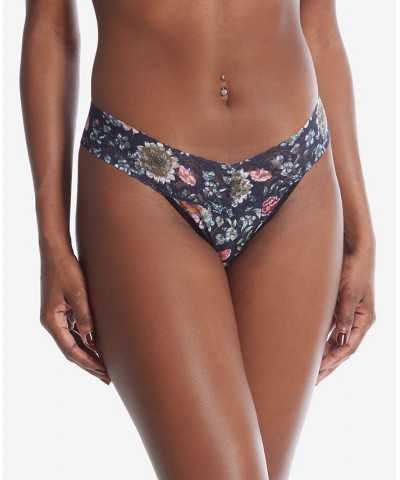 Women's Cotton Low Rise Thong Panty Hampton Court Gardens $11.00 Panty