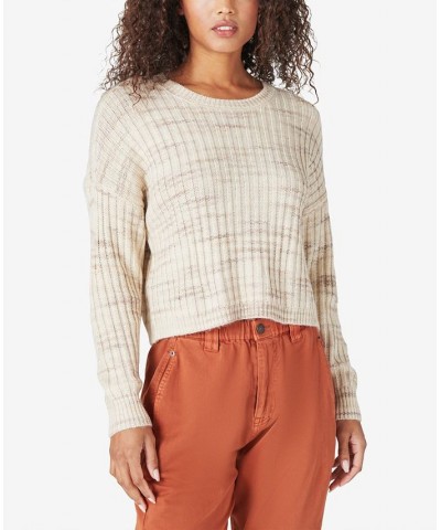 Space-Dyed Boxy Sweater Taupe Multi $29.35 Sweaters