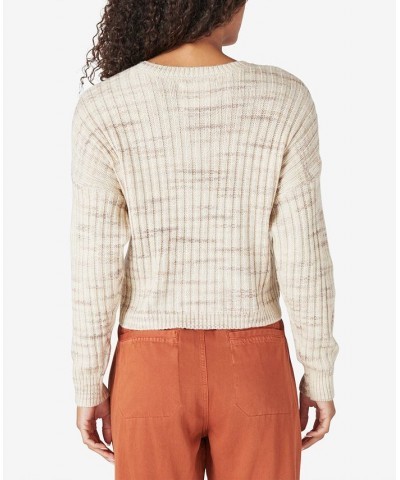 Space-Dyed Boxy Sweater Taupe Multi $29.35 Sweaters