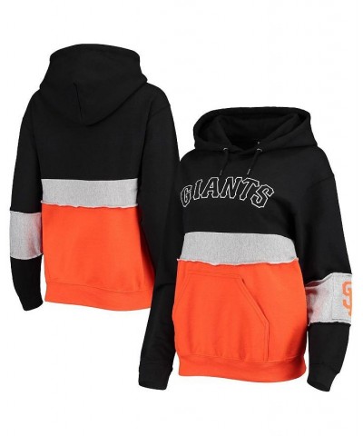 Women's Black San Francisco Giants Pullover Hoodie Black $35.69 Sweatshirts