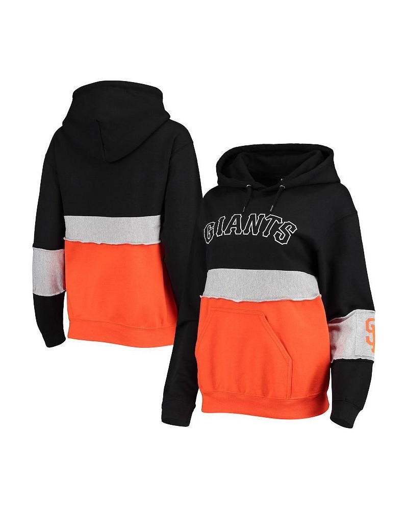 Women's Black San Francisco Giants Pullover Hoodie Black $35.69 Sweatshirts