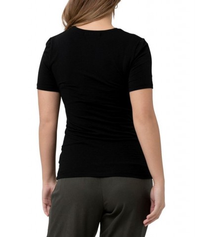 Organic Nursing Tee Black $33.00 Tops