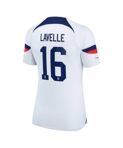 Women's Rose Lavelle White USWNT 2022/23 Home Breathe Stadium Replica Player Jersey White $46.20 Jersey