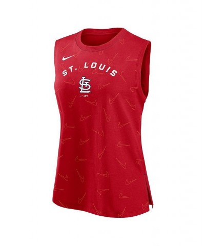 Women's Red St. Louis Cardinals Muscle Play Tank Top Red $26.99 Tops