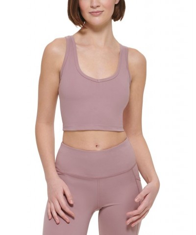 Women's Strappy Low-Impact Sports Bra Tan/Beige $18.77 Bras