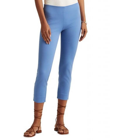 Twill Cropped Skinny Pant Blue Loch $37.23 Pants