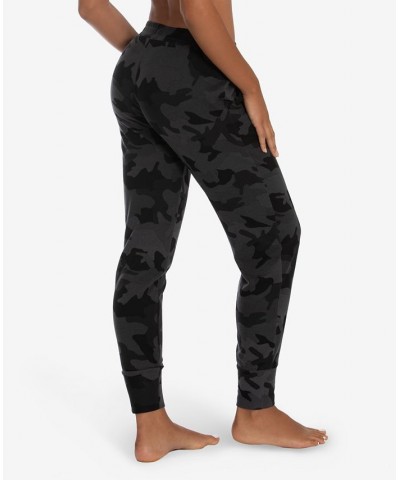 Women's Chloe Camo Hacci Pant Charcoal $15.36 Sleepwear