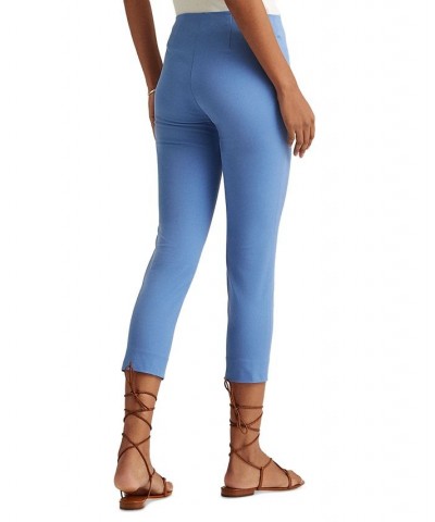 Twill Cropped Skinny Pant Blue Loch $37.23 Pants