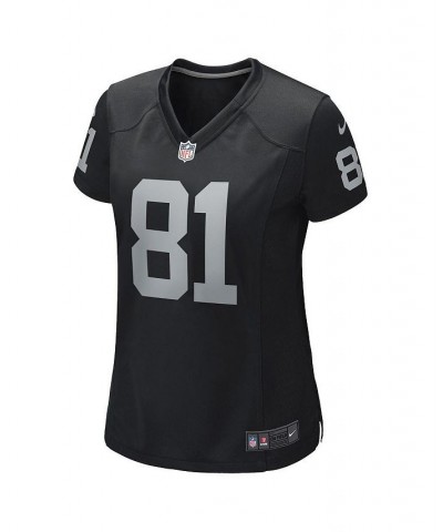 Women's Tim Brown Black Las Vegas Raiders Game Retired Player Jersey Black $67.20 Jersey