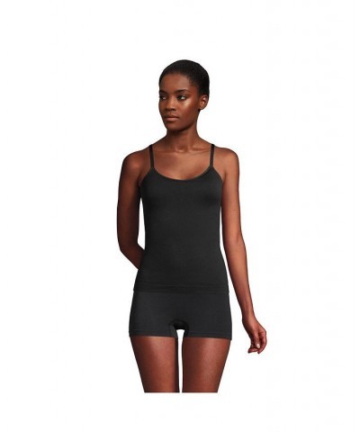 Women's Seamless Cami with Built in Bra Black $27.86 Bras