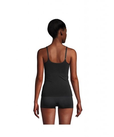 Women's Seamless Cami with Built in Bra Black $27.86 Bras