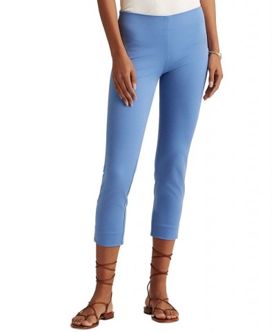 Twill Cropped Skinny Pant Blue Loch $37.23 Pants