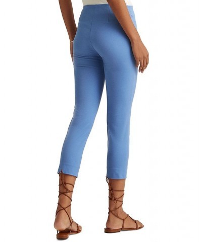 Twill Cropped Skinny Pant Blue Loch $37.23 Pants